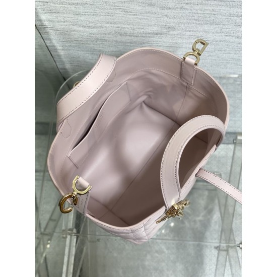 Replica Borsa 1:1 tote verticale Dior piccola/media Dior Toujours rosa Riproduzione Fedele Borsa Replica tote verticale Dior piccola/media Dior Toujours rosa imitazioni
