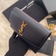 Replica Borsa Portafoglio YSL Saint Laurent WOC Uptown Chain Nero Riproduzione Fedele replica Portafoglio YSL Saint Laurent WOC Uptown Chain Nero imitazioni