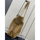Replica Dettagli perfetti Borse shopping YSL Saint Laurent Jamie 4.3 Pochon grande foglia oro camoscio marrone Riproduzione Fedele Dettagli perfetti Borse Replica shopping YSL Saint Laurent Jamie 4.3 Pochon grande foglia oro camoscio marrone imitazioni