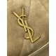 Replica Dettagli perfetti Borse shopping YSL Saint Laurent Jamie 4.3 Pochon grande foglia oro camoscio marrone Riproduzione Fedele Dettagli perfetti Borse Replica shopping YSL Saint Laurent Jamie 4.3 Pochon grande foglia oro camoscio marrone imitazioni
