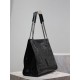 Riproduzione Fedele Dettagli perfetti Borse Firmate Replica shopping grande vintage stropicciata YSL Saint Laurent Niki Nero imitazioni