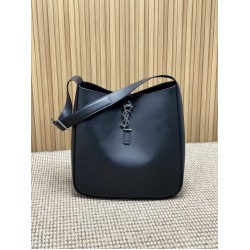 Borse grande YSL Saint Laurent le 5 à 7 Supple nera Borse grande YSL Saint Laurent le 5 à 7 Supple nera