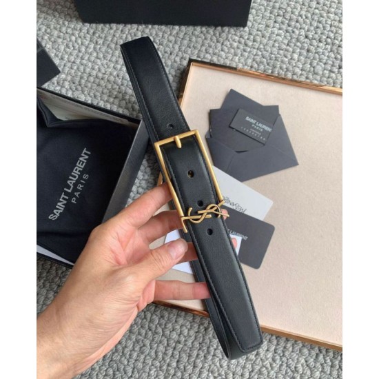Replica Dettagli perfetti Cintura YSL Saint Laurent New Cassandre Buckle 30MM Nero Riproduzione Fedele Dettagli perfetti Cintura YSL Saint Laurent New Cassandre Buckle 30MM Nero imitazioni