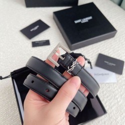 Replica Cintura YSL Saint Laurent Cassandre Square Buckle 20MM Nero Riproduzione Fedele Cintura YSL Saint Laurent Cassandre Square Buckle 20MM Nero imitazioni