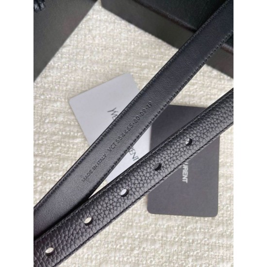 Replica Cintura YSL Saint Laurent Cassandre Square Buckle 20MM Nero Riproduzione Fedele Cintura YSL Saint Laurent Cassandre Square Buckle 20MM Nero imitazioni