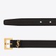 Replica Cintura YSL Saint Laurent Cassandre Square Buckle 20MM Nero Riproduzione Fedele Cintura YSL Saint Laurent Cassandre Square Buckle 20MM Nero imitazioni