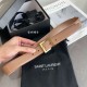 Replica Alta gamma Cintura YSL Saint Laurent Cassandre Square Buckle 30MM Beige Riproduzione Fedele Alta gamma replica Cintura YSL Saint Laurent Cassandre Square Buckle 30MM Beige imitazioni