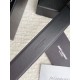 Riproduzione Fedele replica Cintura YSL Saint Laurent Cassandre Square Buckle 30MM Noir imitazioni