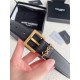 Replica Borsa Cintura YSL Saint Laurent Cassandre Square Buckle 20MM Nero Riproduzione Fedele replica Cintura YSL Saint Laurent Cassandre Square Buckle 20MM Nero imitazioni