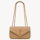 Replica YSL Saint Laurent LouLou Small Bag Matelasse Beige Riproduzione Fedele YSL Saint Laurent LouLou Small Bag Matelasse Beige imitazioni