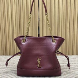 Riproduzione Fedele Bora Pari replica shopping Pochon grande YSL Saint Laurent Jamie 4.3 Rossa imitazioni