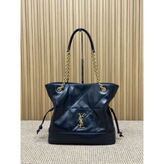 Riproduzione Fedele Borsa shopping YSL Saint Laurent Jamie 4.3 Pochon grande Nera imitazioni
