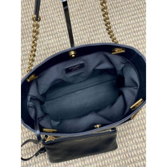 Riproduzione Fedele Borsa shopping YSL Saint Laurent Jamie 4.3 Pochon grande Nera imitazioni