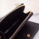 Replica Pari di alta qualità Portafoglio compatto con cerniera YSL Saint Laurent Nero Riproduzione Fedele Pari replica di alta qualità Portafoglio compatto con cerniera YSL Saint Laurent Nero imitazioni