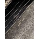 Replica Portafoglio grande Niki YSL Saint Laurent Crinkled Vintage Nero Riproduzione Fedele Portafoglio grande Niki YSL Saint Laurent Crinkled Vintage Nero imitazioni