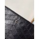 Replica Portafoglio grande Niki YSL Saint Laurent Crinkled Vintage Nero Riproduzione Fedele Portafoglio grande Niki YSL Saint Laurent Crinkled Vintage Nero imitazioni