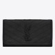Replica Portafoglio grande Niki YSL Saint Laurent Crinkled Vintage Nero Riproduzione Fedele Portafoglio grande Niki YSL Saint Laurent Crinkled Vintage Nero imitazioni