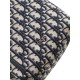 Riproduzione Fedele Replica borse griffate hobo morbida Dior Rider media Dior Oblique Jacquard nera/beige imitazioni