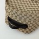 Riproduzione Fedele Zaino Gucci medio in tela GG Replica Gucci da uomo 824624 marrone imitazioni