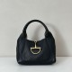Riproduzione Fedele Borsa Replica Gucci Softbit Media/Maxi con Manico a Mezzaluna 837466 Nera Imitazione imitazioni