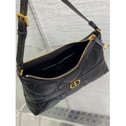 Mini borsa Dior Miss Caro Cigale Dior Macrocannage nera Mini borsa Dior Miss Caro Cigale Dior Macrocannage nera