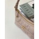 Replica Mini borsa Dior Miss Caro Cigale Macrocannage albicocca Riproduzione Fedele Mini borsa Dior Miss Caro Cigale Macrocannage albicocca imitazioni