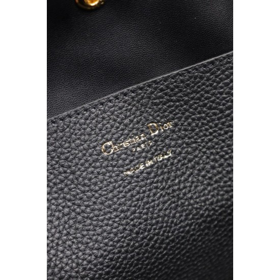 Replica Borse Alta Qualità a secchiello Dior Signature piccola/media nera Riproduzione Fedele Replica Borse Alta Qualità a secchiello Dior Signature piccola/media nera imitazioni