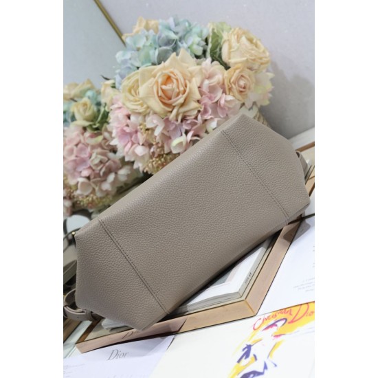 Replica Borsa a secchiello Dior Signature piccola/media grigia Riproduzione Fedele Replica Borsa a secchiello Dior Signature piccola/media grigia imitazioni