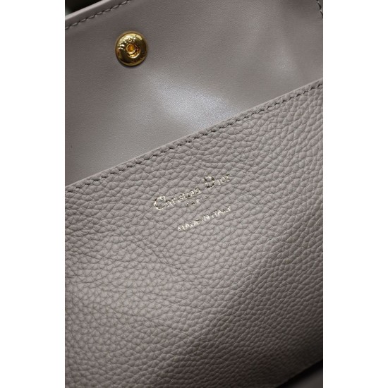 Replica Borsa a secchiello Dior Signature piccola/media grigia Riproduzione Fedele Replica Borsa a secchiello Dior Signature piccola/media grigia imitazioni