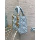 Replica Mini Borsa Dior Lady Dior con O-link Cannage Blu Imitazioni Riproduzione Fedele Replica Mini Borsa Dior Lady Dior con O-link Cannage Blu Imitazioni imitazioni