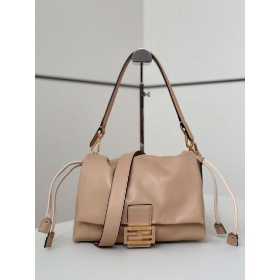 Replica Borsa Fendi Mamma Baguette Media/Grande Nappa Albicocca Riproduzione Fedele Borsa Fendi Mamma Baguette Media/Grande Nappa Albicocca imitazioni
