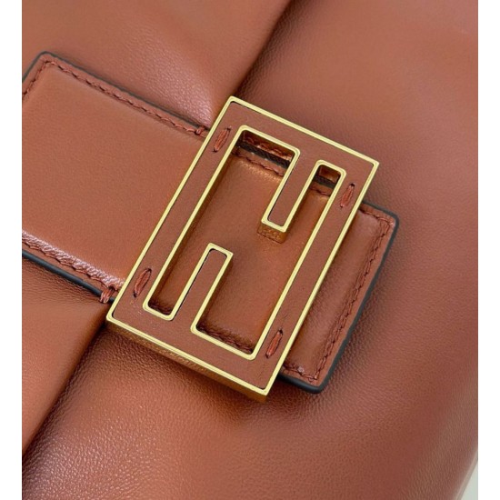 Replica Borsa Fendi Mamma Baguette Media/Grande Nappa Caffè Imitazione Outlet Riproduzione Fedele Borsa Fendi Mamma Baguette Media/Grande Replica Nappa Caffè Imitazione Outlet imitazioni