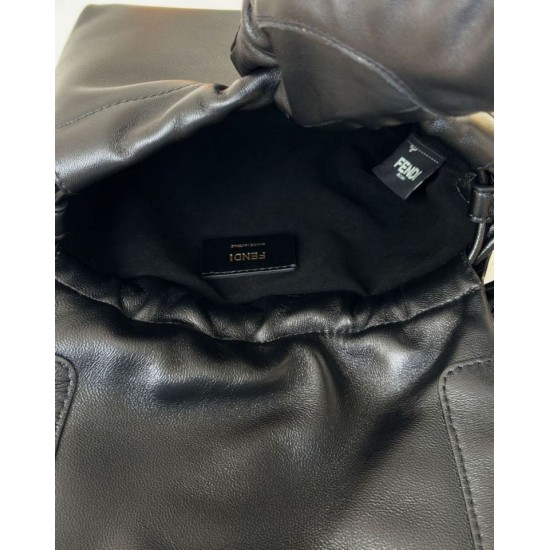 Replica borse griffate Fendi Mamma Baguette Piccola Nera Imitazioni Riproduzione Fedele Replica borse griffate Fendi Mamma Baguette Piccola Nera Imitazioni imitazioni