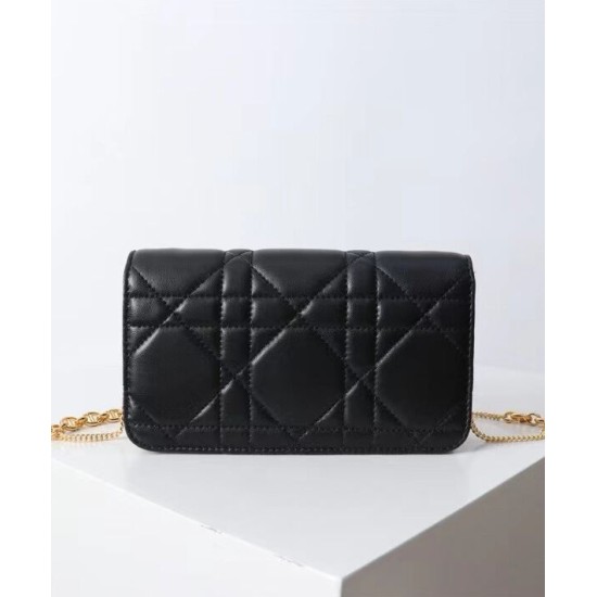 Replica Borsa Dior Miss Caro con Catena Nera Imitazione Riproduzione Fedele Borsa Dior Miss Caro Replica con Catena Nera Imitazione imitazioni
