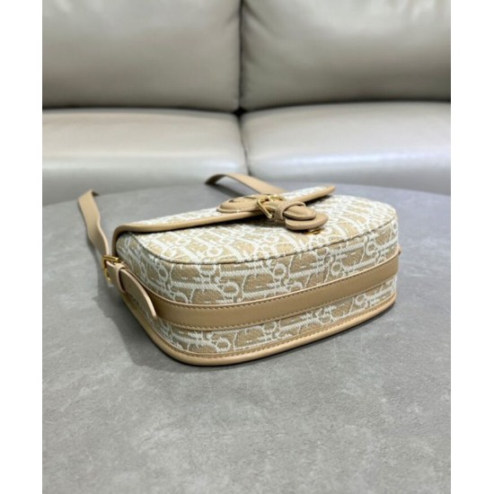 Replica Borse Dior Bobby Media M9337 Albicocca Riproduzione Fedele Borse Replica Dior Bobby Media M9337 Albicocca