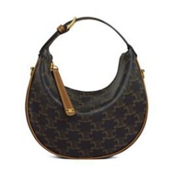 Riproduzione Fedele Borse Firmate Replica Celine Teen Celine Lulu Celine con stampa logo 120722 Caffè imitazioni