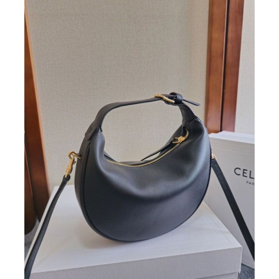 Replica Borse Imitazioni Hobo Celine Teen Celine Lulu Celine in pelle di vitello granata 120723 Nero/Crema Riproduzione Fedele Borse Imitazioni Hobo Celine Teen Celine Lulu replica Celine in pelle di vitello granata 120723 Nero/Crema imitazioni
