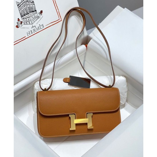 Replica Borsa Hermès Constance Elan Long Clutch Etoupe Epsom Hermès Marrone/Grigio Imitazione Riproduzione Fedele Borsa Hermès Constance Elan Long Clutch Etoupe Epsom Replica Hermès Marrone/Grigio Imitazione imitazioni
