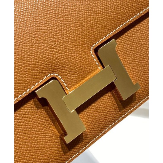 Replica Borsa Hermès Constance Elan Long Clutch Etoupe Epsom Hermès Marrone/Grigio Imitazione Riproduzione Fedele Borsa Hermès Constance Elan Long Clutch Etoupe Epsom Replica Hermès Marrone/Grigio Imitazione imitazioni