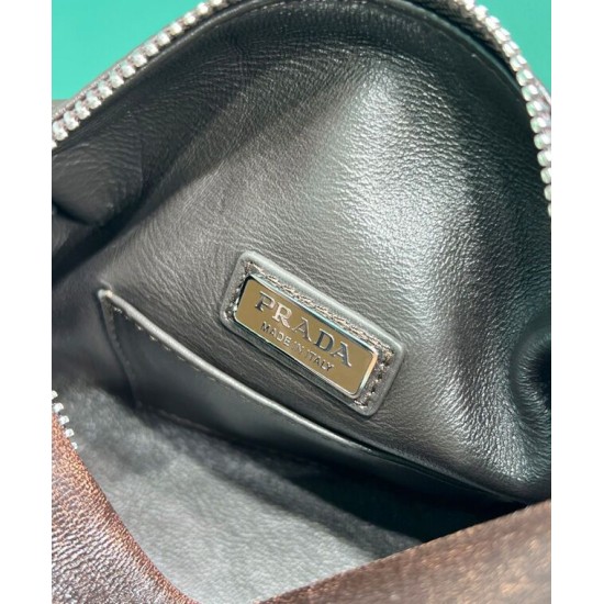 Replica Borse di alta qualità Prada Nappa 2VH188 Caffè scuro Replica Borse di alta qualità Prada Nappa 2VH188 Caffè scuro