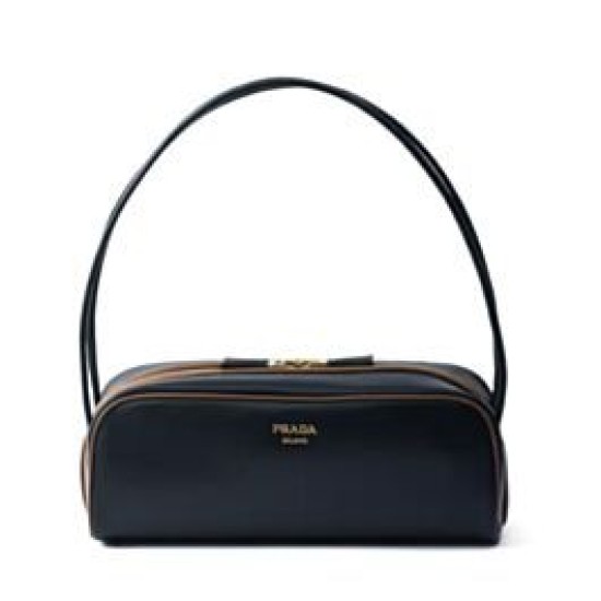 Replica Borsa a tracolla Prada Swing Smooth 1BC249 Nero Riproduzione Fedele Borsa a tracolla Prada Swing Smooth Replica 1BC249 Nero imitazioni