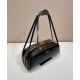 Replica Borsa a tracolla Prada Swing Smooth 1BC249 Nero Riproduzione Fedele Borsa a tracolla Prada Swing Smooth Replica 1BC249 Nero imitazioni