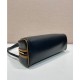 Replica Borsa a tracolla Prada Swing Smooth 1BC249 Nero Riproduzione Fedele Borsa a tracolla Prada Swing Smooth Replica 1BC249 Nero imitazioni