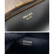 Replica Borsa a tracolla Prada Swing Smooth 1BC249 Nero Riproduzione Fedele Borsa a tracolla Prada Swing Smooth Replica 1BC249 Nero imitazioni