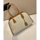 Replica Borse tote media Prada in misto lino 1BG572 Caffè Riproduzione Fedele Replica Borse tote media Prada in misto lino 1BG572 Caffè imitazioni