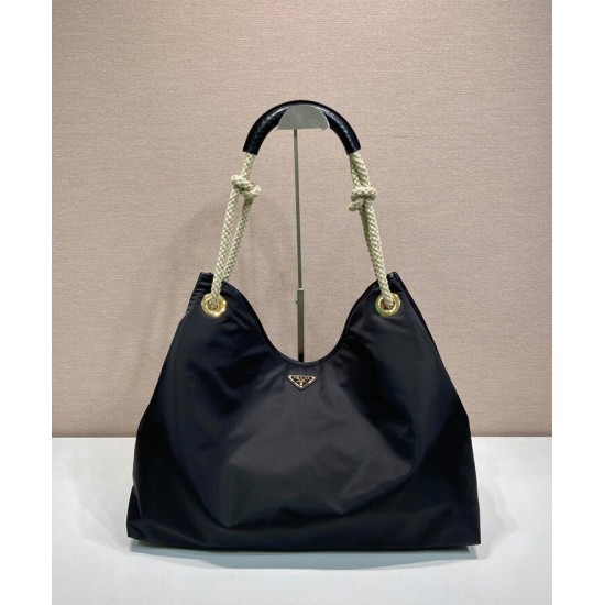 Replica Borsa a tracolla Prada Mariner grande Re-Nylon 1BC244 Nero/Caffè Imitazione Riproduzione Fedele Borsa a tracolla Prada Mariner grande Re-Nylon Replica 1BC244 Nero/Caffè Imitazione imitazioni