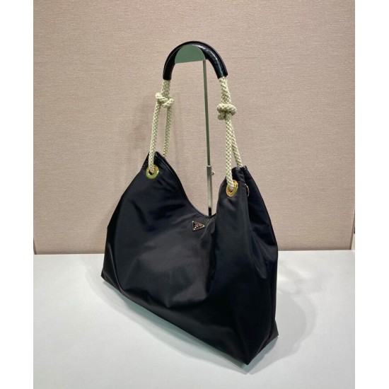 Replica Borsa a tracolla Prada Mariner grande Re-Nylon 1BC244 Nero/Caffè Imitazione Riproduzione Fedele Borsa a tracolla Prada Mariner grande Re-Nylon Replica 1BC244 Nero/Caffè Imitazione imitazioni