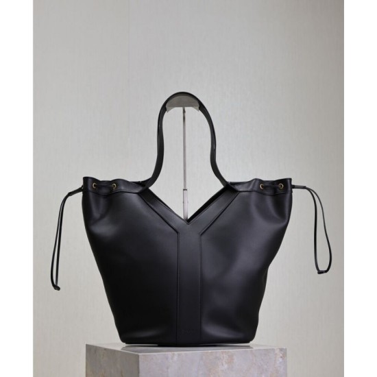 Replica borse griffate a hobo YSL Saint Laurent Y Grande 833160 Nero Riproduzione Fedele Imitazioni borse griffate a hobo YSL Saint Laurent Y Grande 833160 Nero imitazioni