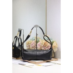 Borse Dior Piccola/Media D-Journey in Vitello Liscio Vintage Nero