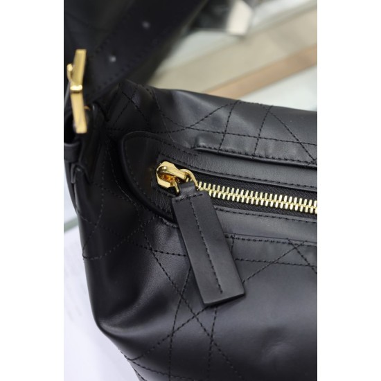 Replica Borse Alta Qualità Dior Piccola/Media D-Journey in Vitello Liscio Vintage Nero Riproduzione Fedele Borse Replica Alta Qualità Dior Piccola/Media D-Journey in Vitello Liscio Vintage Nero imitazioni
